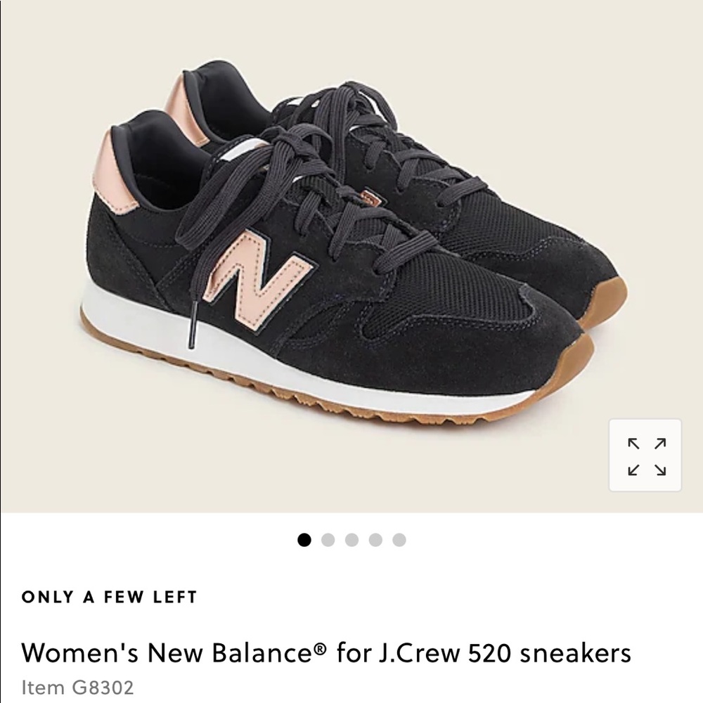 Jcrew New Balance 520- Rose Gold and Navy *PRICE NEGOTIABLE